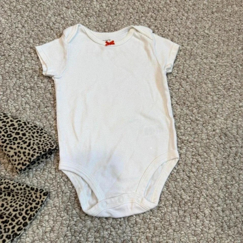 Carters Girls Cheetah 3pcs Outfit‎ Set Size 6 Months